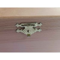 Scatola per scacchi in legno naturale. Scatola in legno naturale per Re fino 95 mm 22 x 15 x 7,5